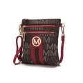 Mkf Collection By Mia K MKF Collection by Mia K MKF-MU6409RD Reanna Signature Crossbody & Wristlet; Red MKF-MU6409RD